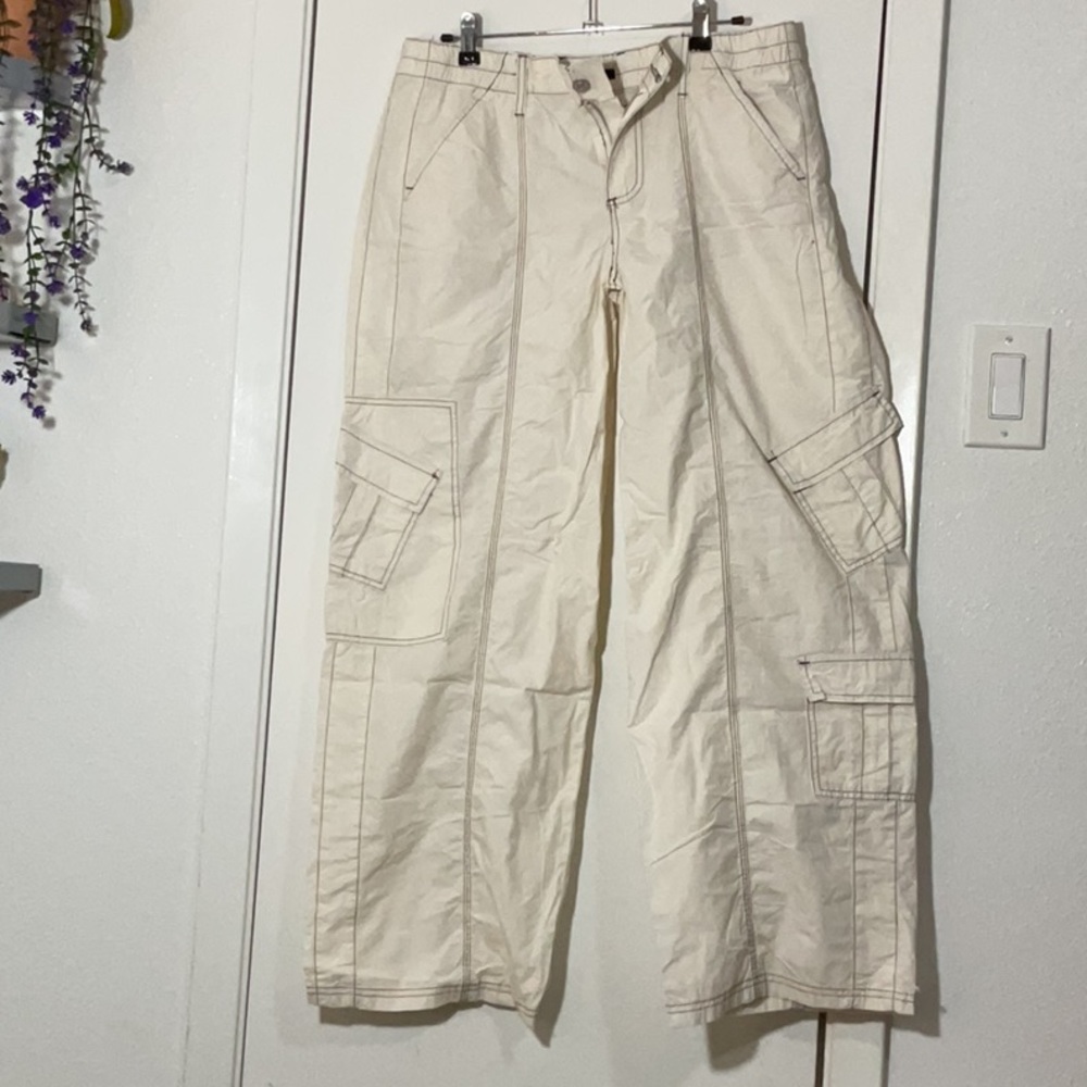 Beige Cargo pants